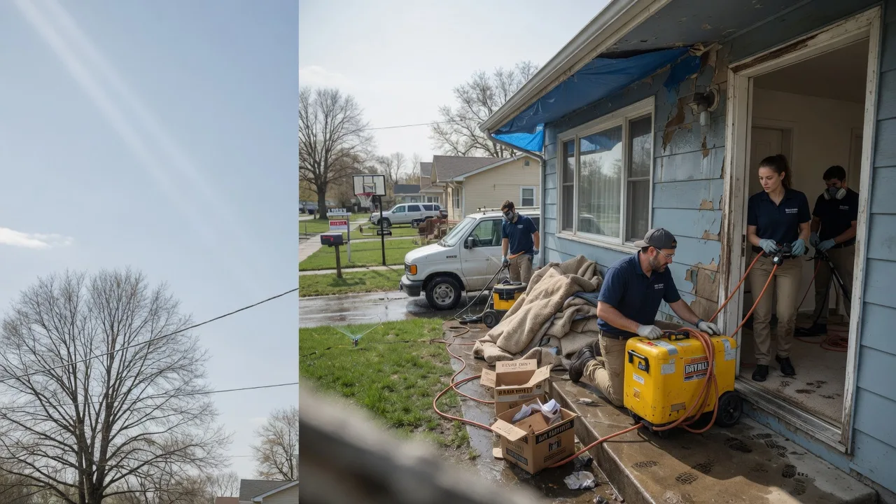 Basement Flood Cleanup in Elgin, OK near me